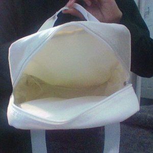 Small White backpack